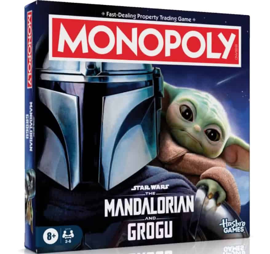 Monopoly: The Mandalorian & Grogu box art